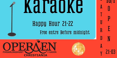 Karaoke Night \/\/ Operaen