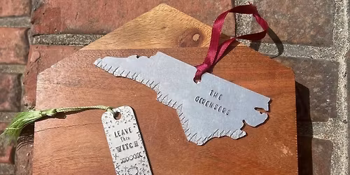 Metal Stamping Bookmark Workshop and Book Swap with Plott Hound Literary Circle
