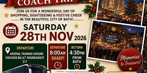 Souls Christian Travel to Bath Christmas shopping Experience