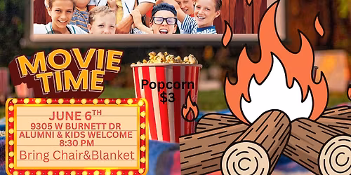 SANDLOT & S\u2019MORES CAMPFIRE Movie Night!!