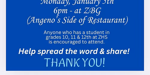 2026 All Night Grad Party Meeting