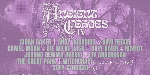 ANCIENT ECHOES 2026 - A Ritual of Folk, Drone and Transcendence \u25e5\u25e3 Kirchenruine Wachau, Markkleeberg