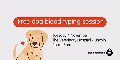 Free dog blood typing session