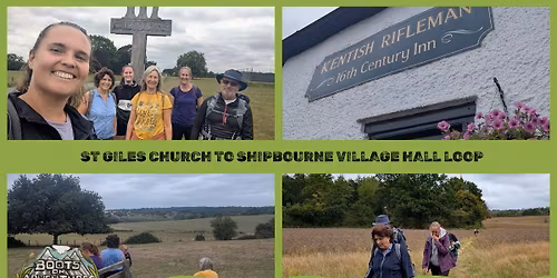 St Giles Church to Shipbourne Village Hall Loop