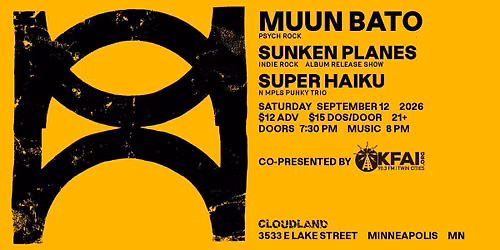 Muun Bato, Sunken Planes, Super Haiku