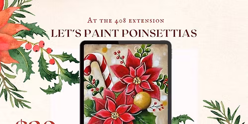 Let\u2019s Paint Poinsettias
