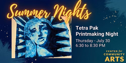 Summer Nights: Tetra Pak Printmaking Night