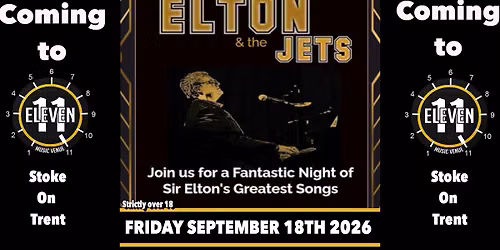 Elton & the jets live at Eleven Stoke on trent
