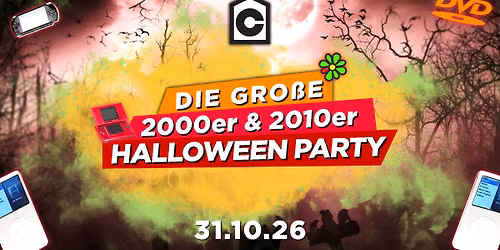 2000ER UND 2010ER HALLOWEEN PARTY | 31.10. | Central Erfurt