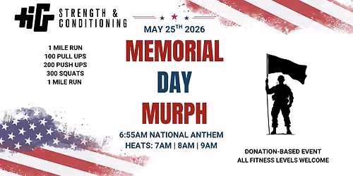 2026 Memorial Day Murph