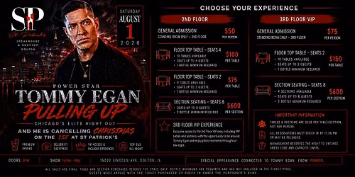 Power Night Out with Tommy Egan at St. Patrick\u2019s Rooftop