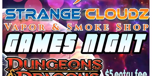 Survivor DND\/Game Night @ Strange Cloudz Clearwater