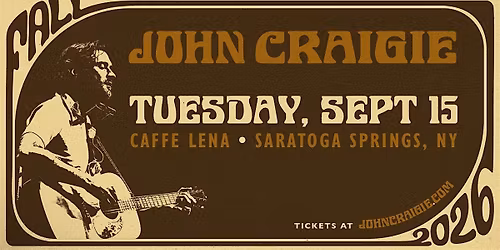 An Evening with John Craigie