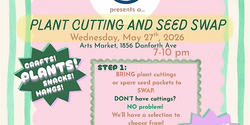Plant Cutting and Seed Swap with snoozybun and Dear Ela