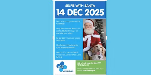 Blue Cross : Selfie with Santa