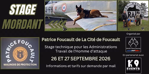 Stage Mordant anim\u00e9 par Patrice Foucault 