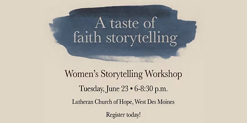 Women's Storytelling Workshop