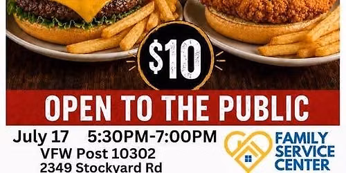 Dinner - $10 - Hamburger\/Chicken Sandwich