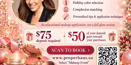 Personalized makeup event!