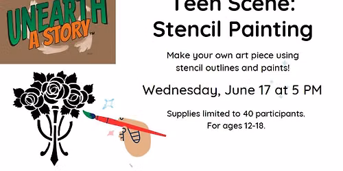Teen Scene: Stencil Painting