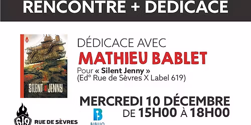 Rencontre avec Mathieu Bablet - \u00ab Silent Jenny \u00bb