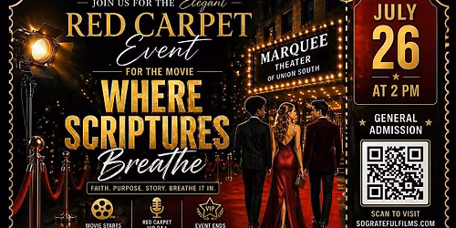 Where Scriptures Breathe Red Carpet Movie Premiere Fund Raiser