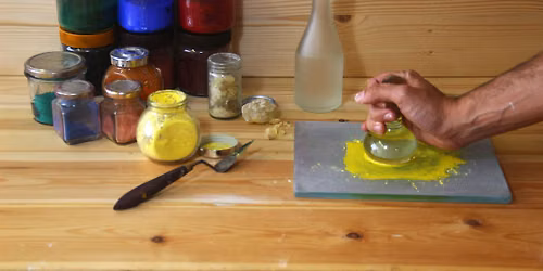 Watercolour paint making - Practical workshop at Cass Art