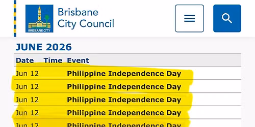 Brisbane lights up for Philippine Independence Day 2026