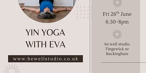 Friday night yin - rest and reset