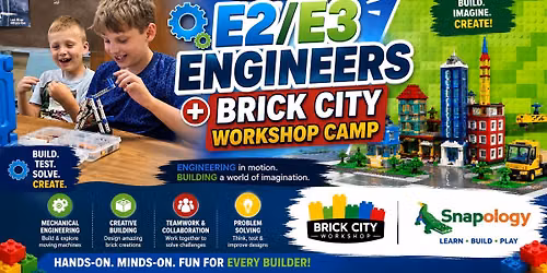 Day Camp EXTENDED FULL DAY \u2013 Brick City AND E2\/E3 Engineers!