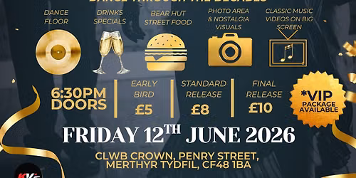 FOREVER YOUNG | OVER 50S PARTY