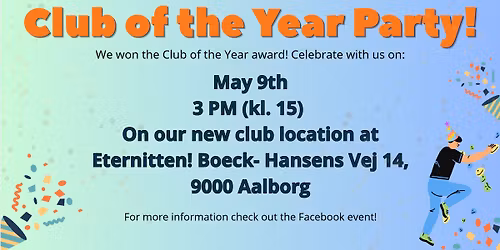 Club of the year party!