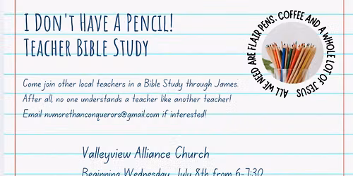 Teacher Bible Study