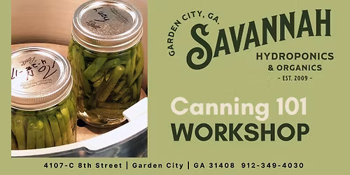 Canning 101 Workshop