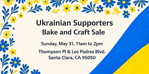 Ukrainian Supporters Bake and Craft Sale