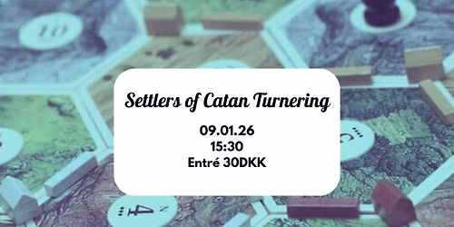 Settlers of Catan Turnering