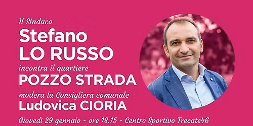Il Sindaco Lo Russo incontra Pozzo Strada