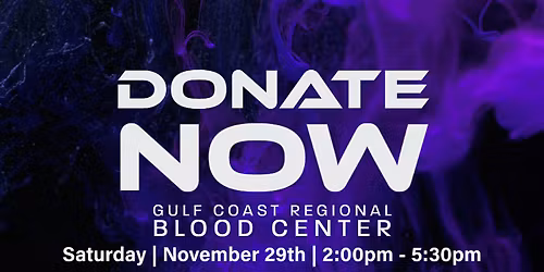 Gulf Coast Regional Blood Drive