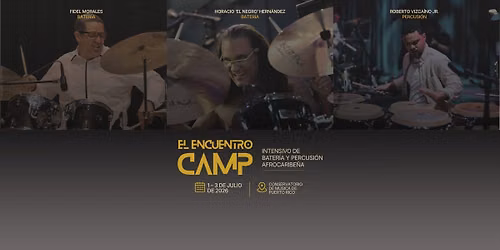 El Encuentro Camp 2026 \u2013 Bater\u00eda & Percusi\u00f3n Afrocaribe\u00f1a