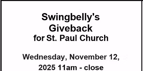 Swingbelly's Give Back Night!