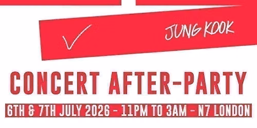 BTS CONCERT AFTERPARTY