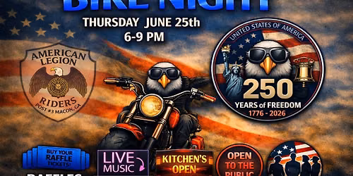 June Bike Night at the Legion