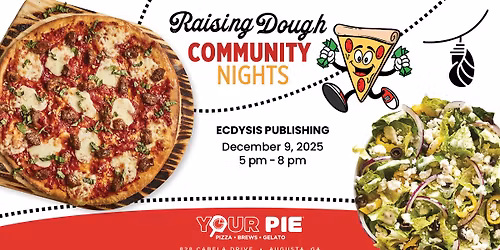 \ud83d\udcda Community Night at Your Pie Augusta! \ud83c\udf55