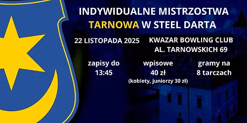 Indywidualne Mistrzostwa Tarnowa w Steel Darta