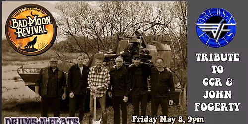 Bad Moon Revival at Drums n Flats