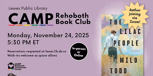 CAMP Rehoboth Book Club | The Lilac People