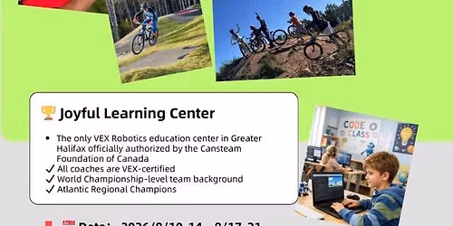 Pump Track & Robots coding summer camp