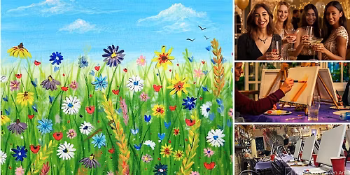 Paint & Sip Night - 'Spring Meadow' - Horsham