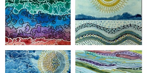 Mindful Creation: Watercolor 101 with Four Suns Farm Lavender