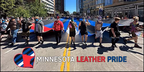 March With the Leather Pride Flag